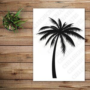 *2 for $20* Palm Tree vinyl decal Sticker Handcrafted